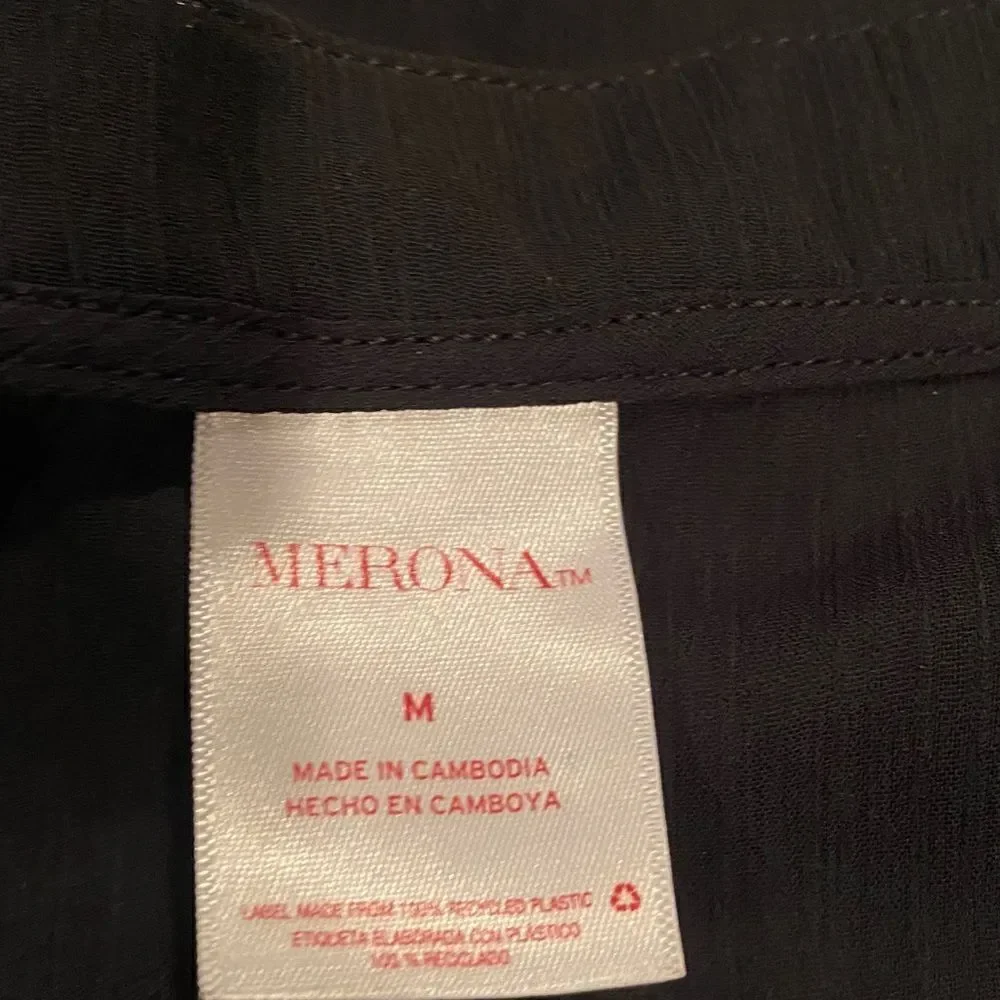 Merona Black Swimsuit Coverup